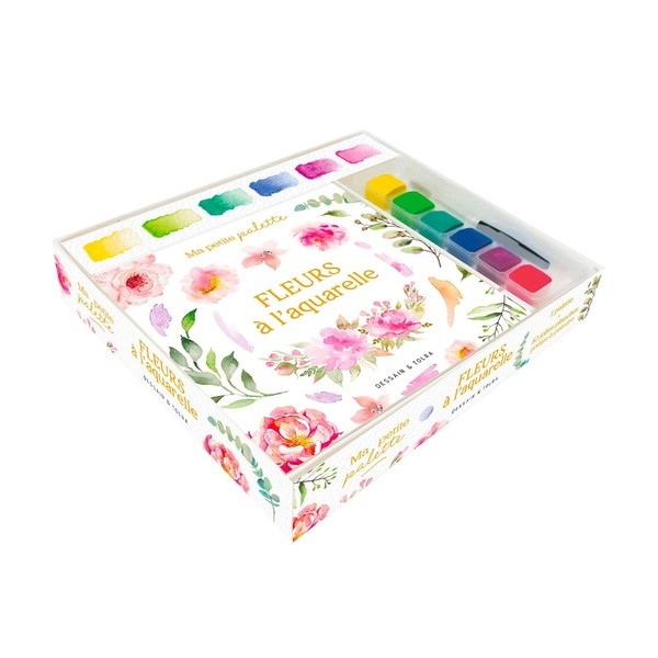 [2228999] Ma petite palette : Fleurs à l'aquarelle