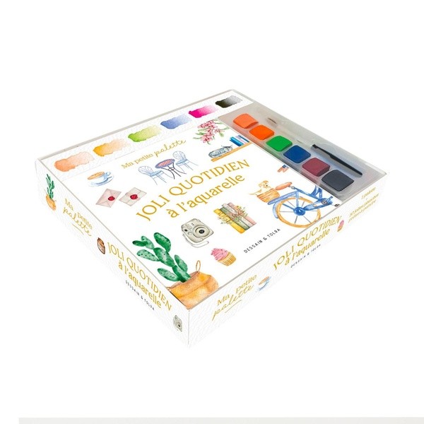 [2229122] Ma petite palette : Joli quotidien à l'aquarelle