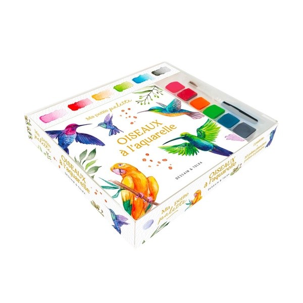 [2229245] Ma petite palette : Oiseaux à l'aquarelle