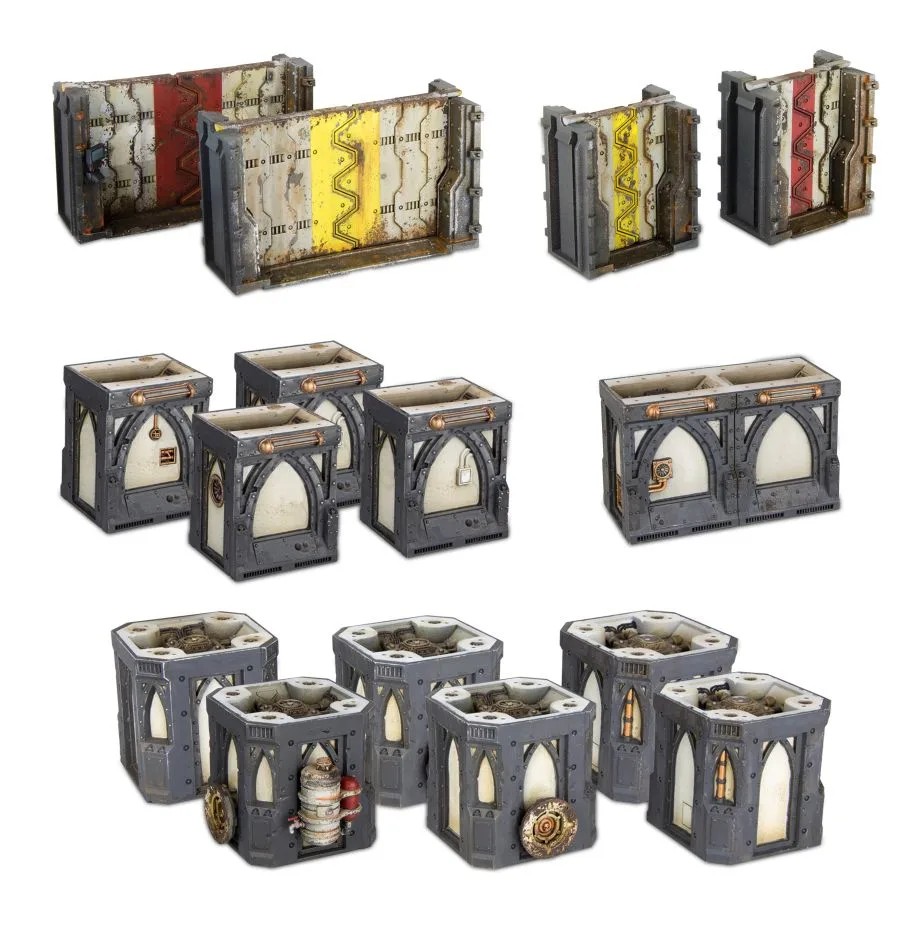 [99120599014] Necromunda: colonnes et murs de Zone Mortalis