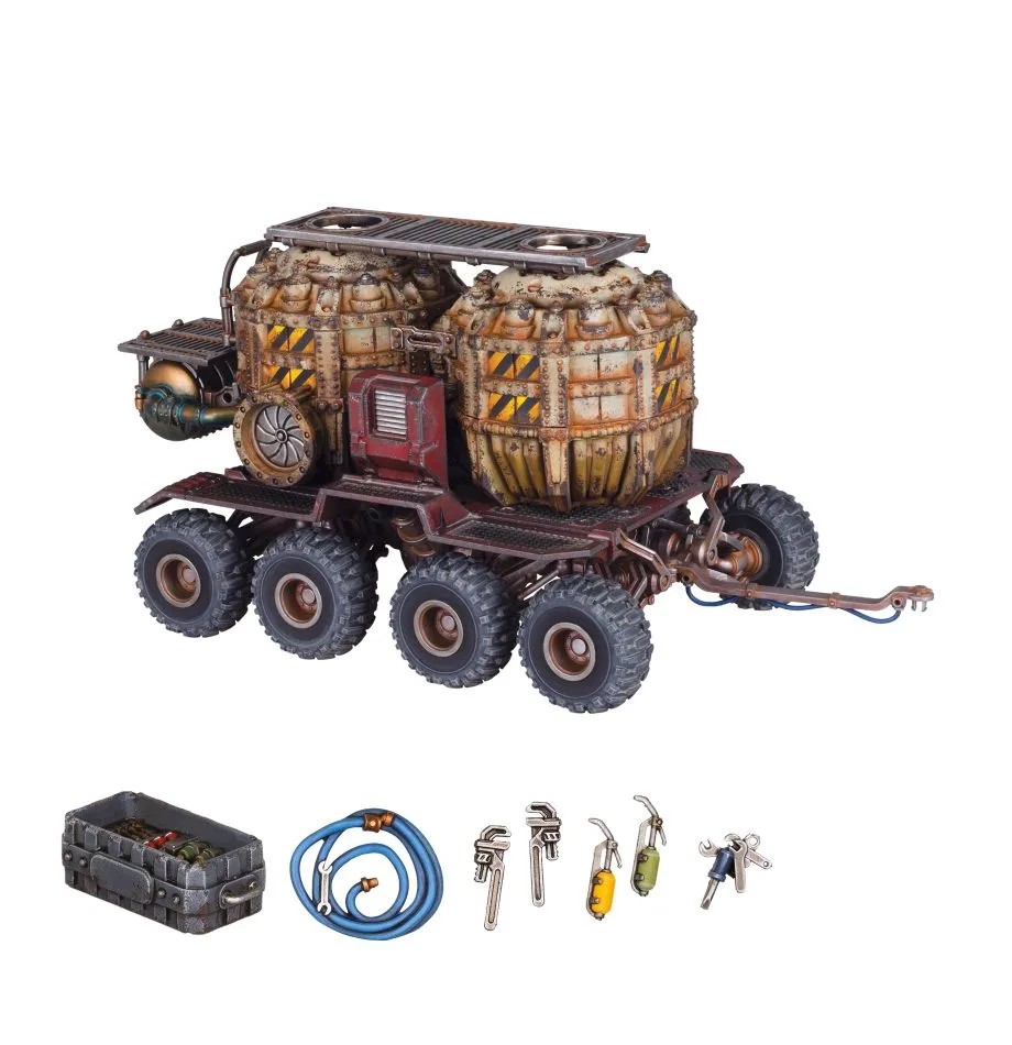 [99120599060] Promethium Tanks on Cargo-8 Ridgehauler Trailer