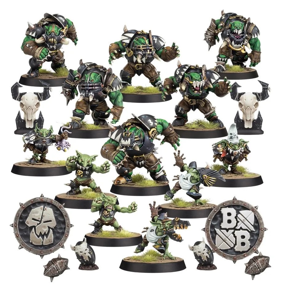 [99120909005] Équipe d'Orques Noirs pour Blood Bowl: les Thunder Valley Greenskins