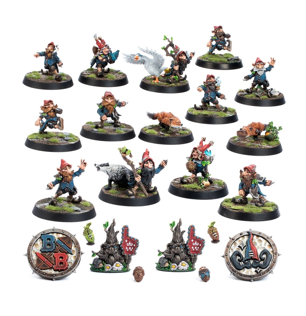 [99120999017] Équipe de Gnomes pour Blood Bowl: les Glimdwarrow Groundhogs
