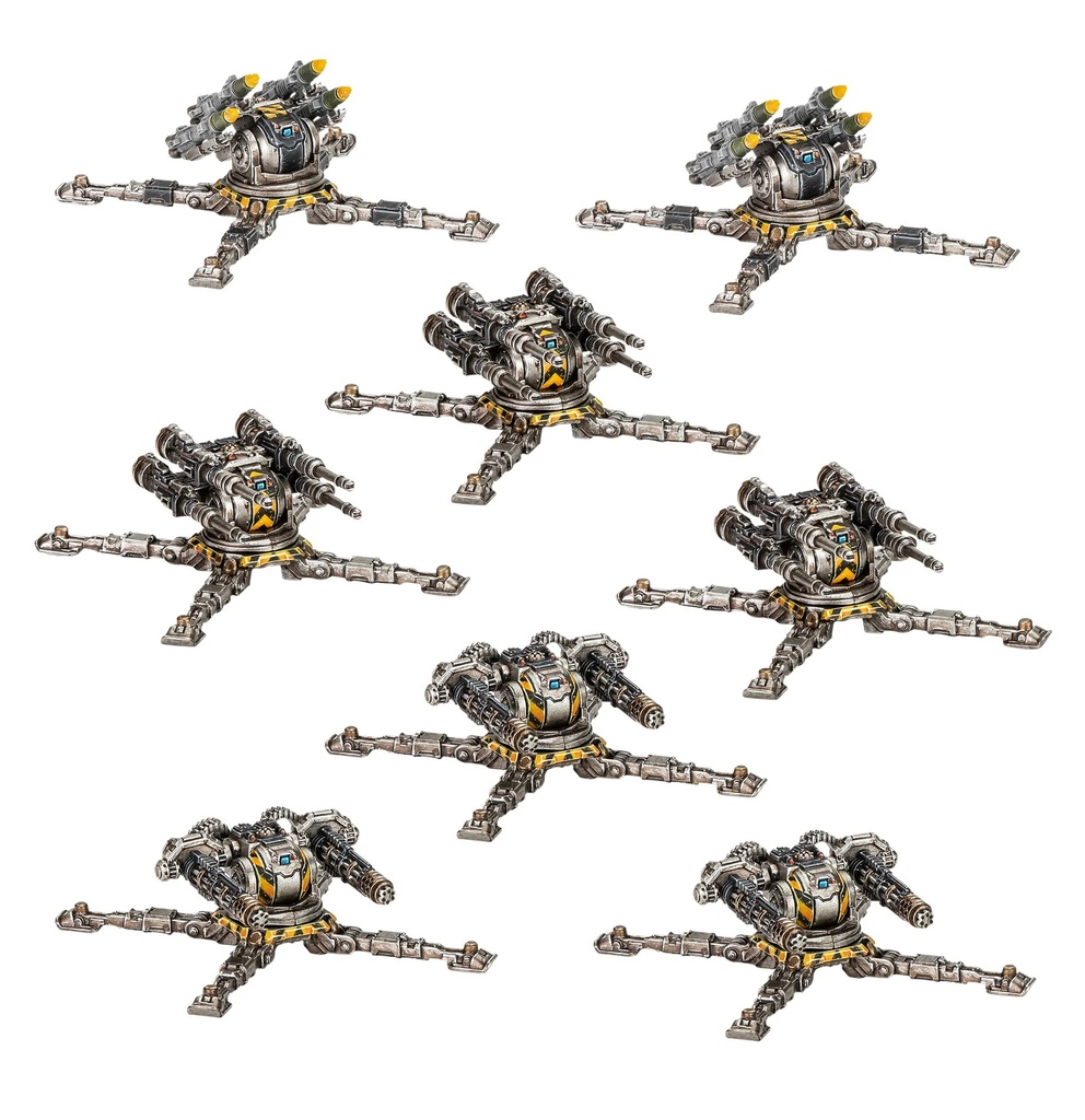 [99122601033] Legions Imperialis: Araknae Weapons Platform Batteries
