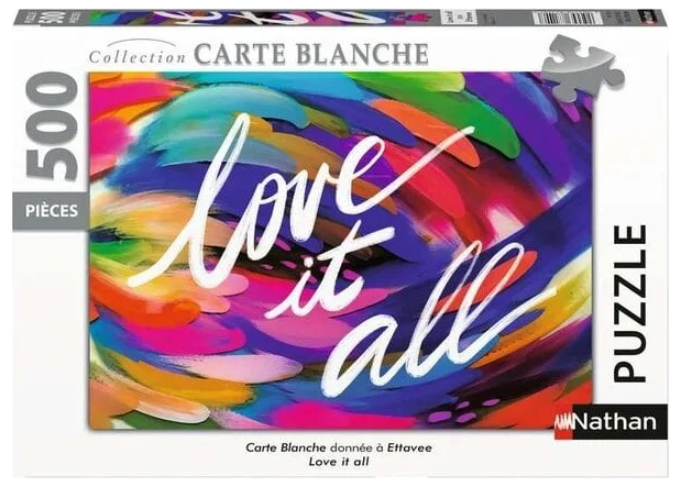[87125] Puzzle 500 pièces : Love it all (EttaVee, Collection Carte Blanche)
