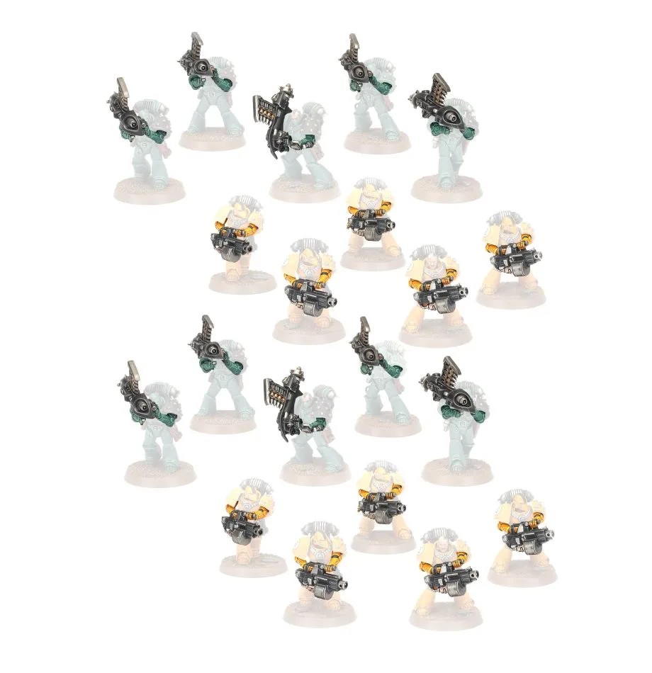 [99123001009] Set d'Améliorations d'Armes Lourdes – Lance-missiles et Bolters Lourds
