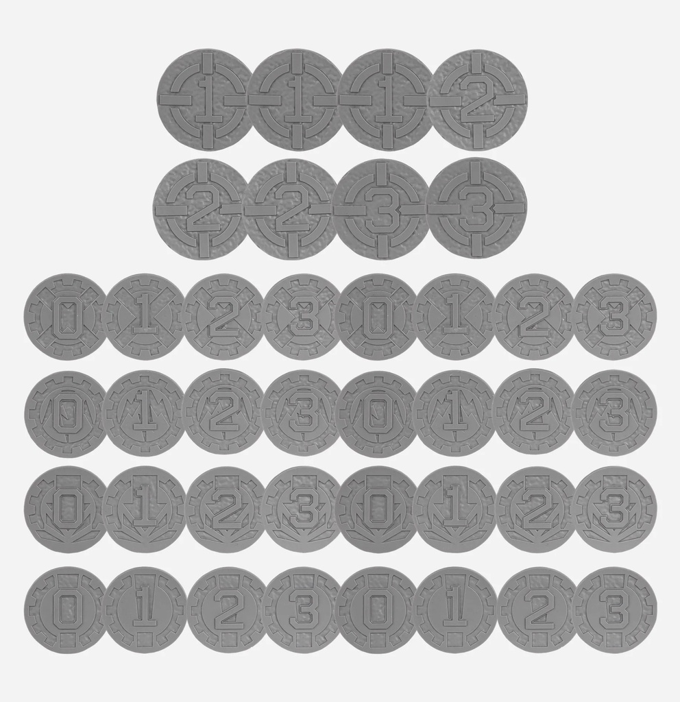 [99123099001] Marqueurs et Pions de l'Âge des Ténèbres