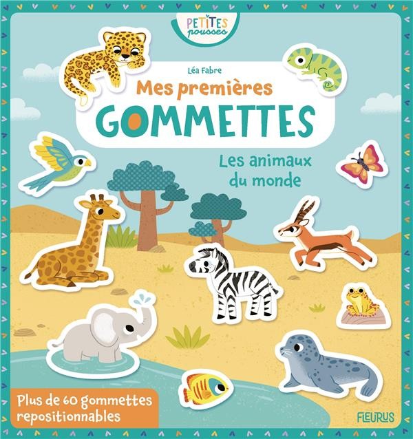 [FS83532] Mes premières gommettes - Les animaux du monde