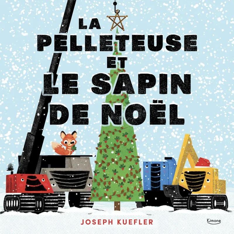 La pelleteuse et le sapin de Noël