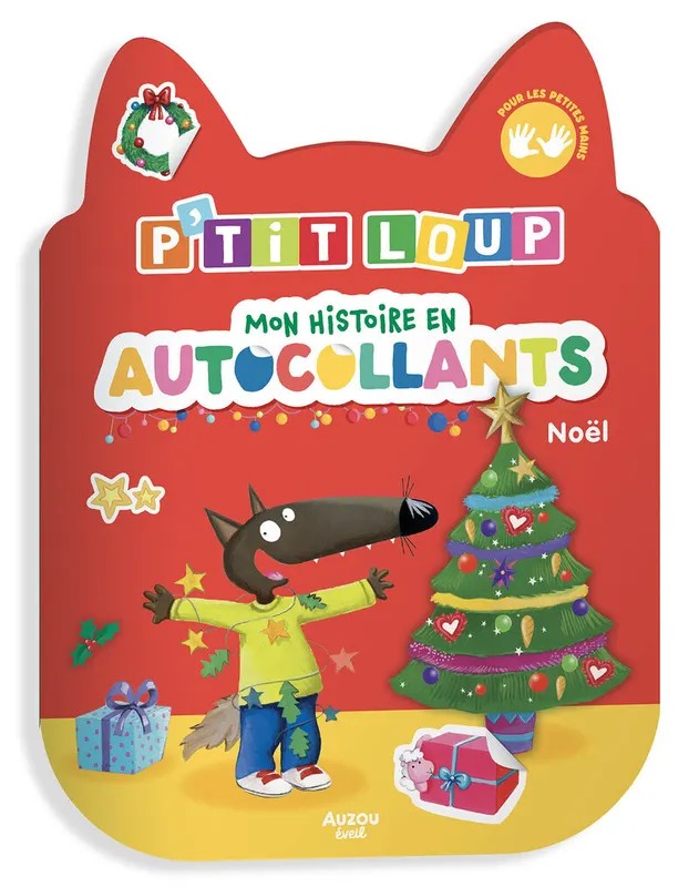 P'tit Loup - mon histoire en autocollants - Noël