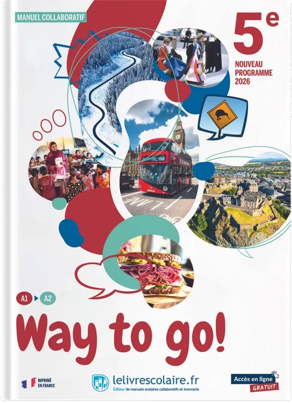 Anglais 5e 2026 - manuel - way to go !