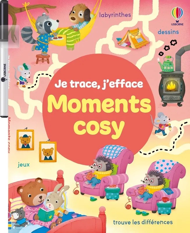 Moments cosy - Je trace, j'efface - Dès 3 ans