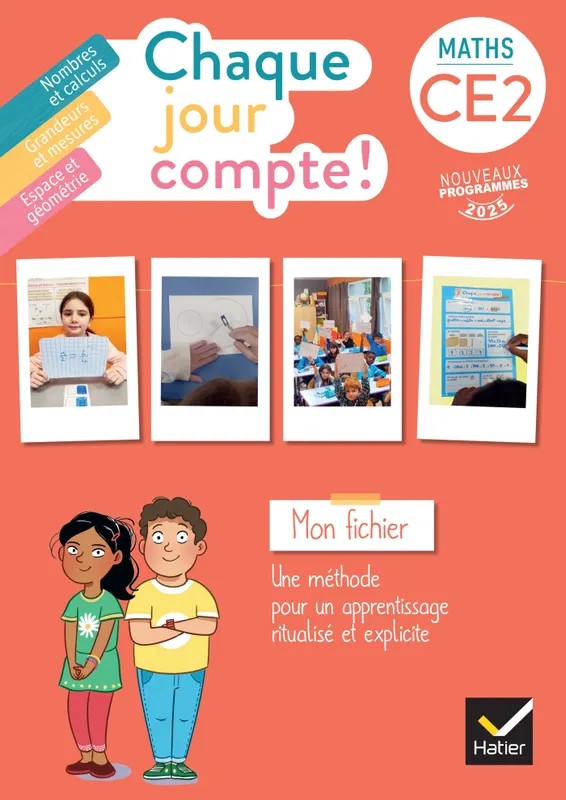 Chaque jour compte - Maths CE2 - Ed. 2025 - Fichier élève