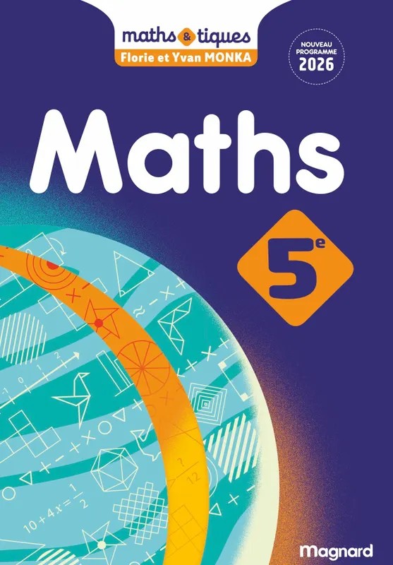 Maths et tiques 5e (2026) - Manuel élève