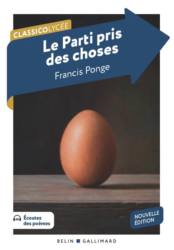 Le Parti pris des choses