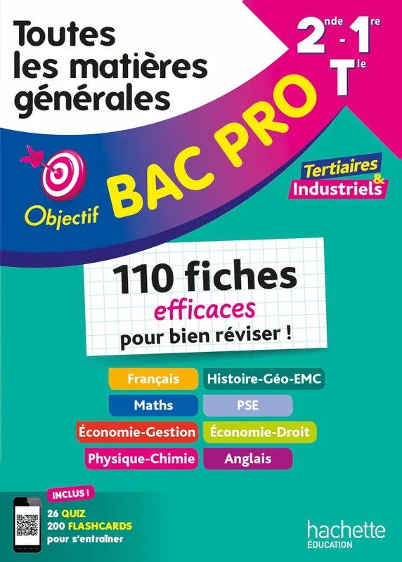 Objectif Bac Pro (2de/1re/Term ) - Toutes les matières générales - Bac 2027