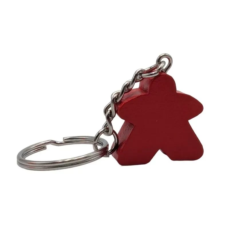[CCPCMR] PORTE CLES MEEPLE ROUGE (8PCS)