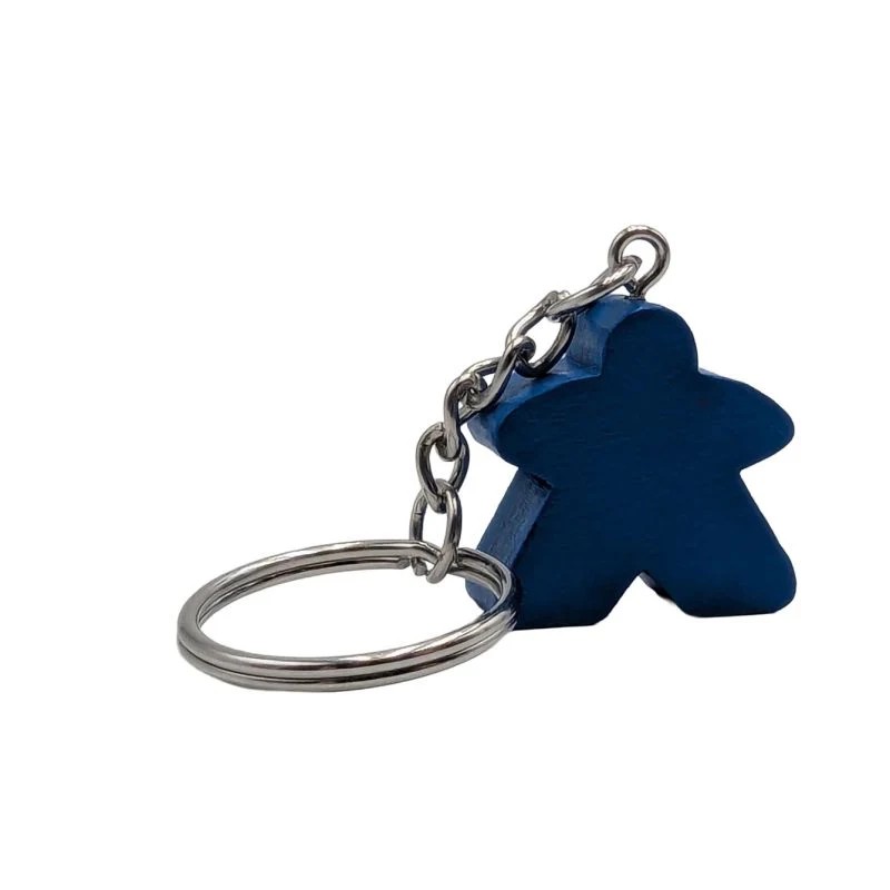 PORTE CLES MEEPLE BLEU (8PCS)