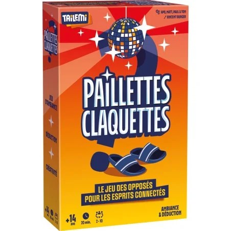 [TAPA] PAILLETTES CLAQUETTES
