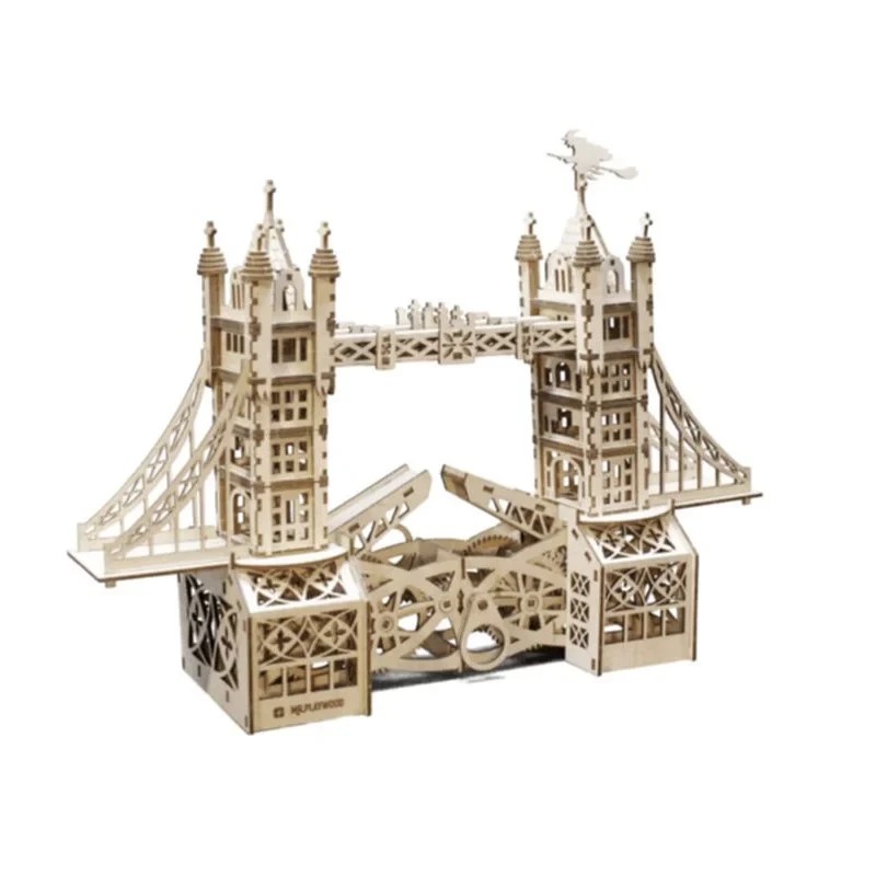 [PWTO] Tower Bridge maquette 3D mobile en bois