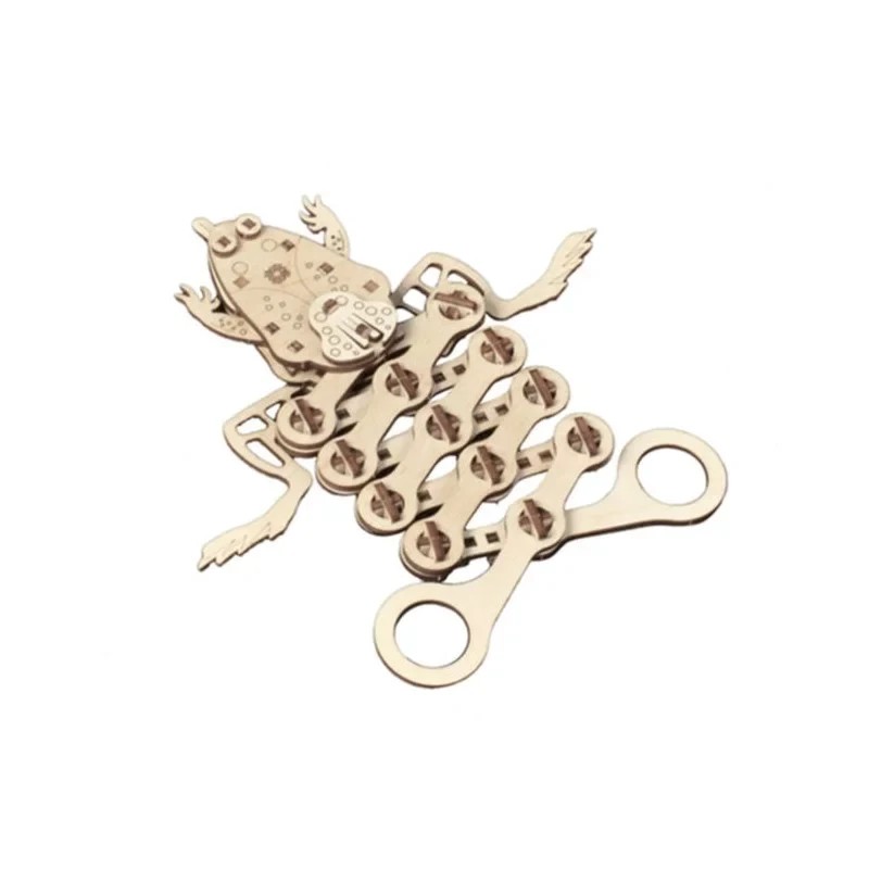 [PWGR] Grenouille modèle 3D mobile en bois