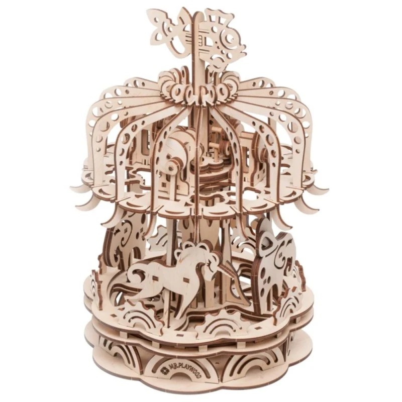 [PWCA] Carrousel maquette 3D mobile en bois