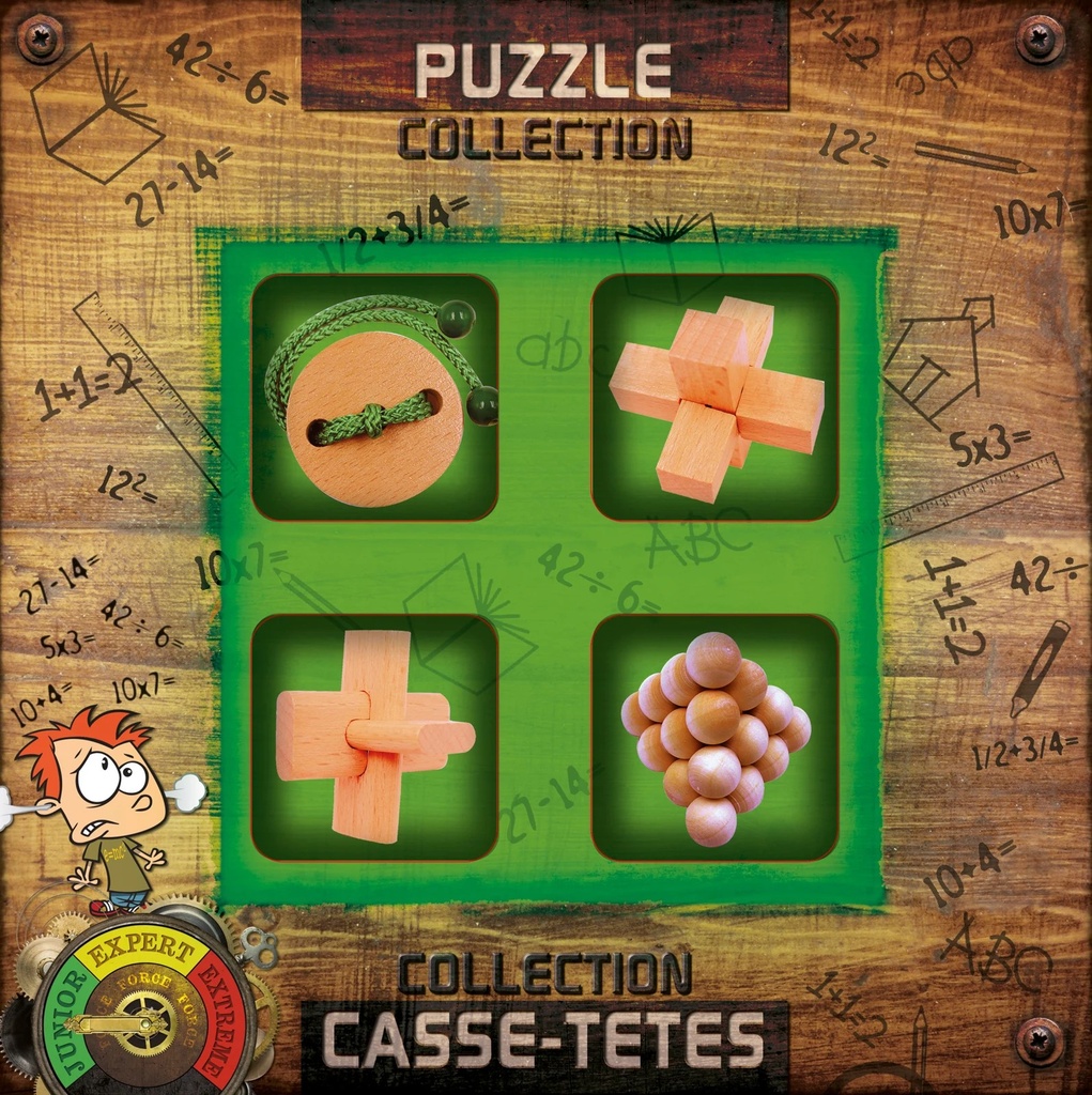 [CECBJ] Collection casse-têtes bois JUNIOR