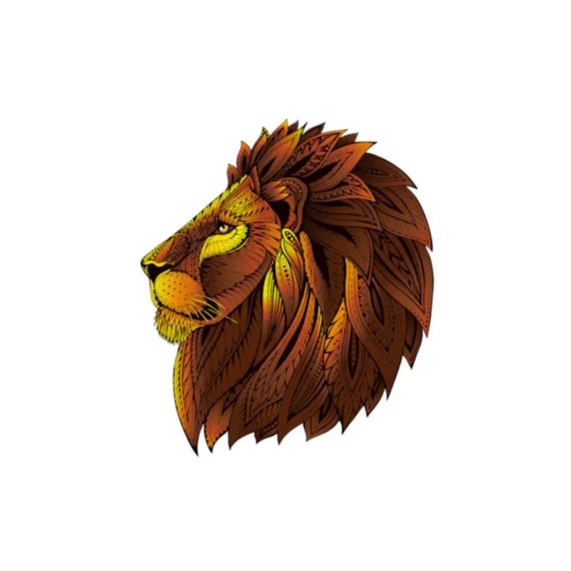 [CRLIO] Rainbow Wooden Puzzle LION 121 pcs
