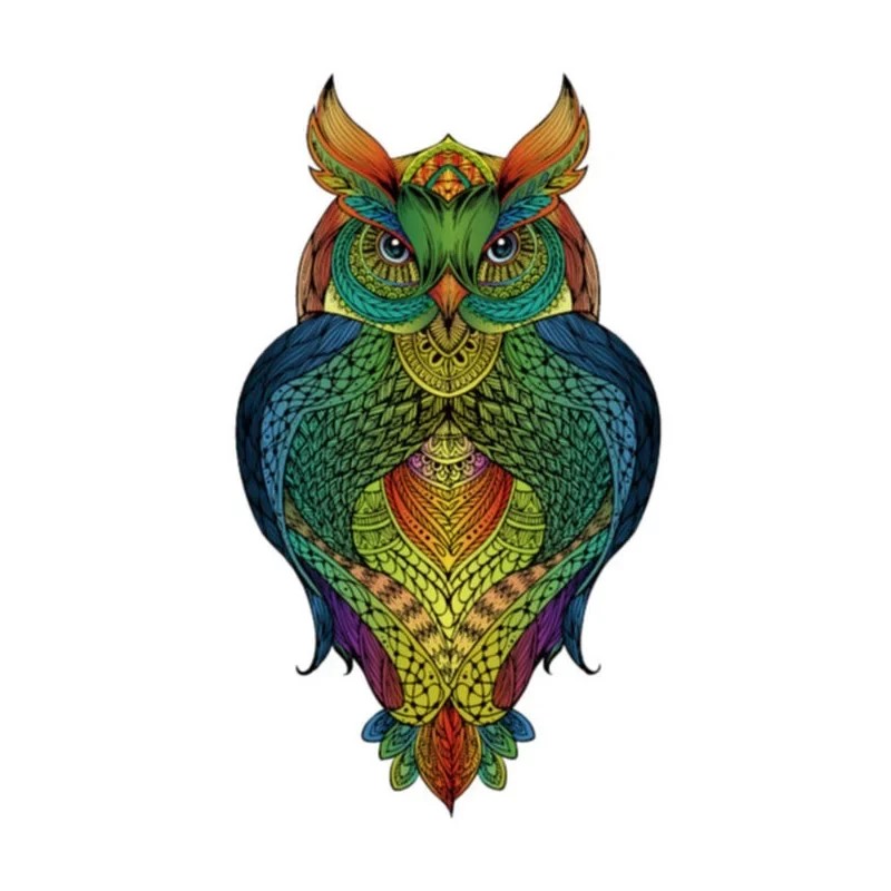 [CRHIB] Rainbow Wooden Puzzle HIBOU 137 pcs