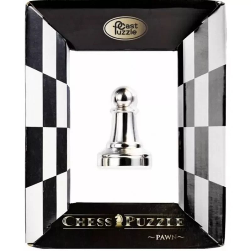 [CPCPA] Casse-Tête Huzzle Cast Chess Pawn (PION) - Silver - Level 1