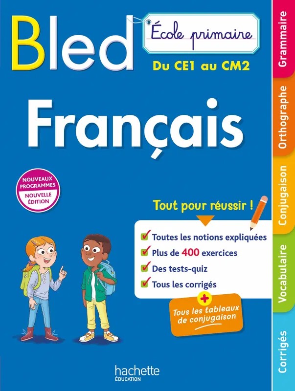 Bled Ecole primaire Français du CE1 au CM2