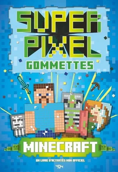 [1018371] Super Gommettes Pixels Minecraft