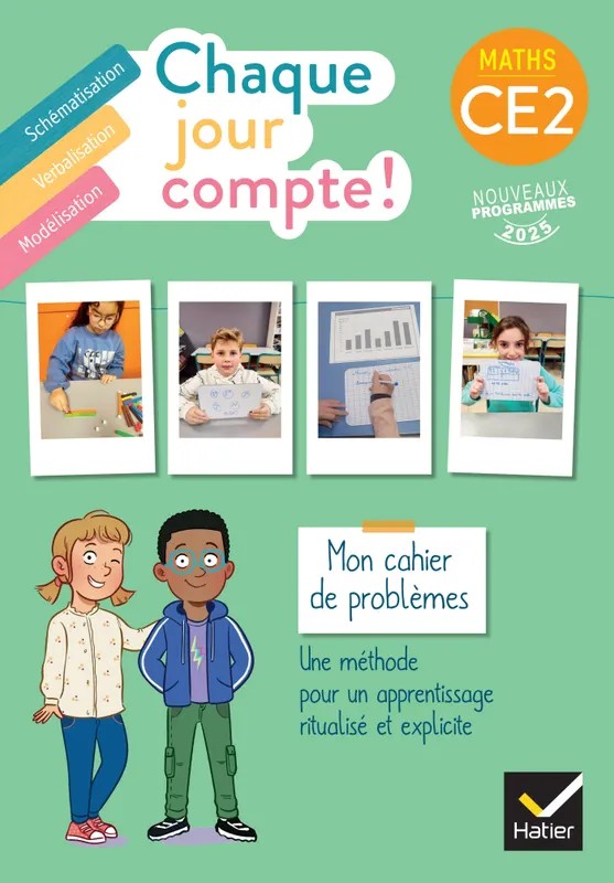 Chaque jour compte - Maths CE2 - Ed. 2025 - Cahier de problèmes