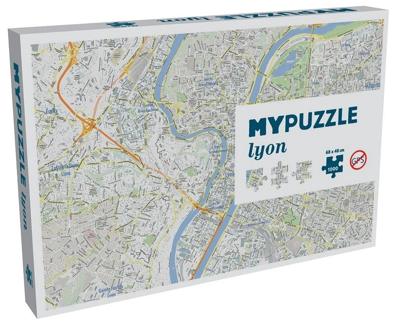 [99646] Mypuzzle Lyon - 1000 Pièces
