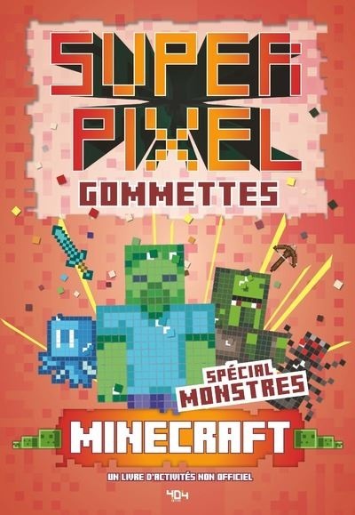 [1019746] Super Gommettes Pixels Minecraft - spécial monstres