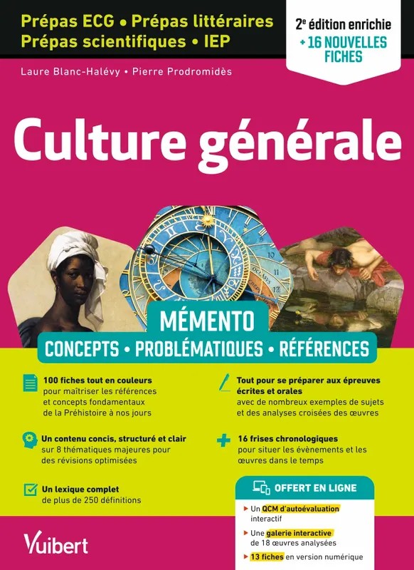 Mémento Culture générale - prépas ECG - prépas scientifiques - prépas littéraires - IEP