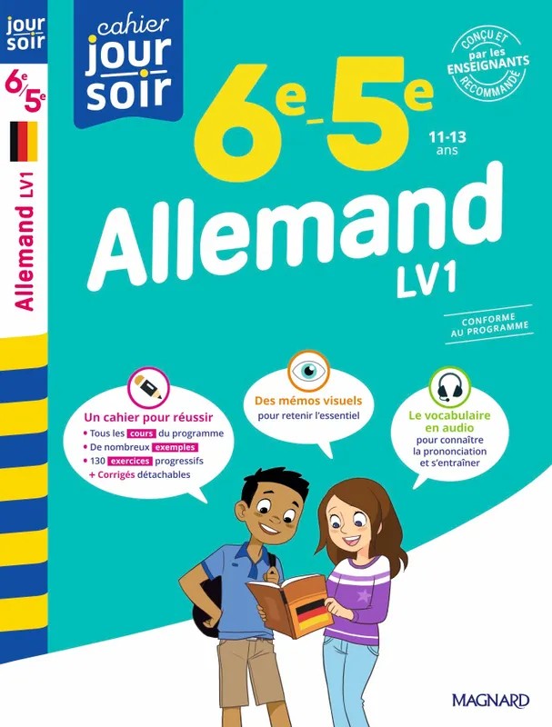 Allemand 6e-5e LV1 - Cahier Jour Soir