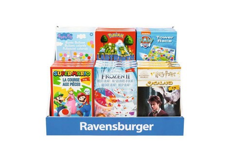 [00079287] Barquette Mini jeux Ravensburger 18pcs (6*3)