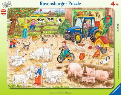 [00006332] Puzzle cadre 30-48 p - A la ferme