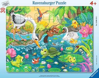 [12004151] Puzzle cadre 30-48 p - L'été à l'étang