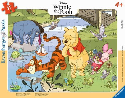 Puzzle cadre 30-48 p - Découvre la nature avec Winnie l'ourson