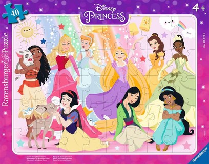Puzzle cadre 30-48 p - Nous sommes les princesses Disney