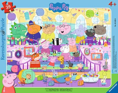 Puzzle cadre 30-48 p – Fête de famille avec Peppa