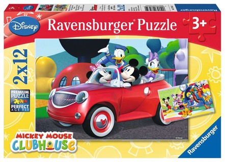 [00007565] Puzzles 2x12 p - Mickey, Minnie et leurs amis / Disney