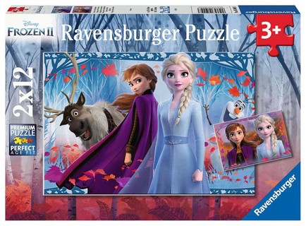 [00005009] Puzzles 2x12 p - Voyage vers l'inconnu / Disney La Reine des Neiges 2