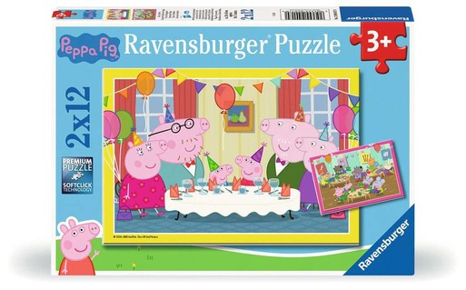 [12004017] Puzzles 2x12 p - L'heure de la fête avec Peppa