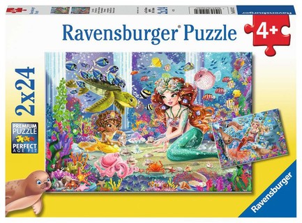 [00005147] Puzzles 2x24 p – Les sirènes envoûtantes