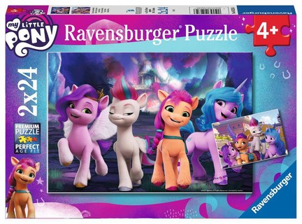 [00005235] Puzzles 2x24 p - Amitié entre poneys / My Little Pony