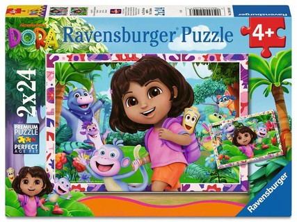 [12004199] Puzzles 2x24 p - L'univers de Dora l'exploratrice