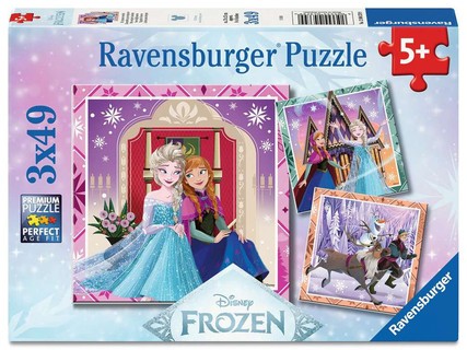 Puzzles 3x49 p -  Ensemble pour toujours / Disney La Reine des neiges